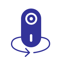 360 degree monitoring camera